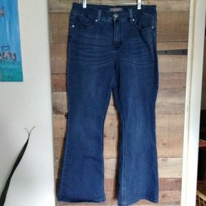 Melissa McCarthy Seven7 Flare Jeans Size 16